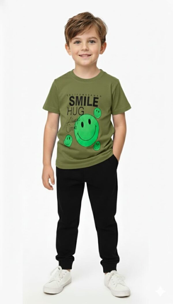 Kids Cotton T-Shirt & Track Pant Set | Soft & Comfortable | Boys & Girls Casual Wear